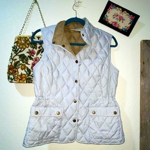 Eddie Bauer Vest Quilted Puffer Pockets Goose down